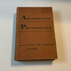 Accounting Principles Copyright 1953 Noble and Niswonger 6 Edition Used